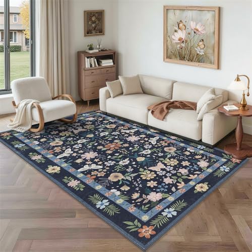 Vintage Floral Rug