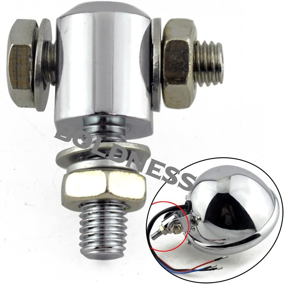 Headlight Extension 10mm Block Mount Bracket Universal for Harley Dyna Softail Breakout Bobber Chopper Cruiser Bikes