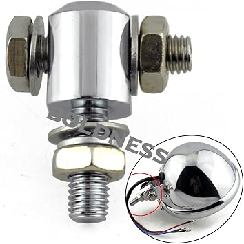 Headlight Extension 10mm Block Mount Bracket Universal for Harley Dyna Softail Breakout Bobber Chopper Cruiser Bikes