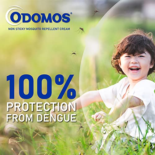 DABUR Odomos Non-Sticky Mosquito Repellent Cream With Vitamin E & Almond - 50G, Protection From Mosquitoes, 8 Hours Protection, Protection Against Dengue, Malaria & Chikungunya,... - Image 3