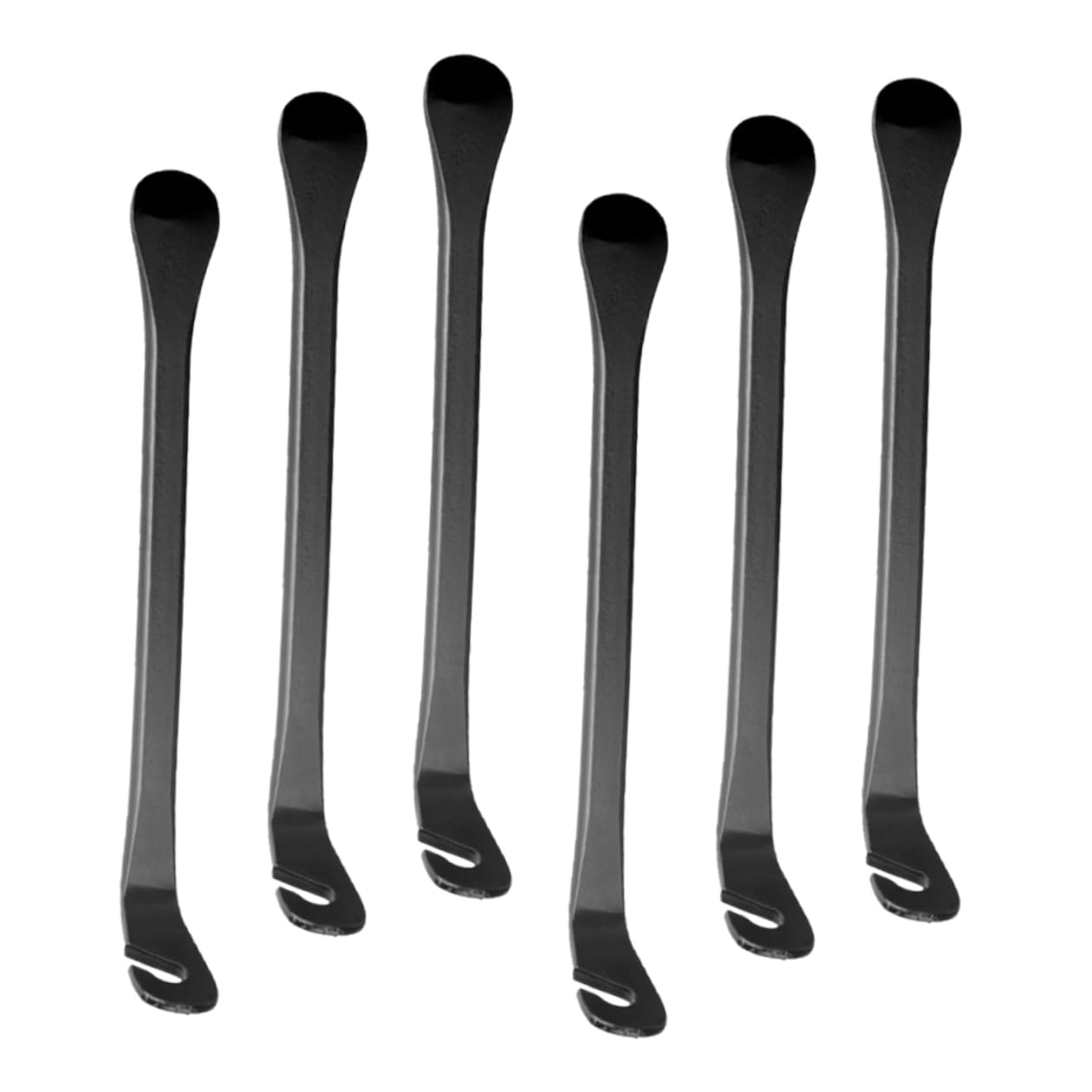 YARNOW Outils pour Pneus De Vélo Outils De Pneu Réparation Vélo De Montagne Leviers Outils De Démontage De Pneus Outil De Fixation De Pneu De Vélo Dissolvant Black 45 Acier