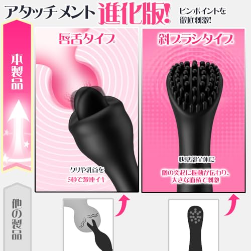 【2in1集成版!3個交換ヘッド】バイブ 女性用 クリトリス 潮吹き - 【内外両用1本集中!+唇舌イキ+ゾクゾク摩擦=4種で激連イキ!】【28000回/分超高速】あだるとグッズ-女性-クリトリス バイブ 女性用 中いき 電マ アダルトグッズ 女性 人気 おもちゃ 大人 ばいぶ 強力 ローター ディルド でんま アダルトグッズ 女 強力 人気 開発 電マ 静音 潮吹き 鬼いかせ ばいふれーたー おなにーグッズ ラブグッズ gスポット開発用 クリ クンニ 乳首攻め - 画像5