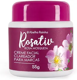 ROSATIV - CREME CLAREADOR PARA MARCAS COM ROSA MOSQUETA 55 g