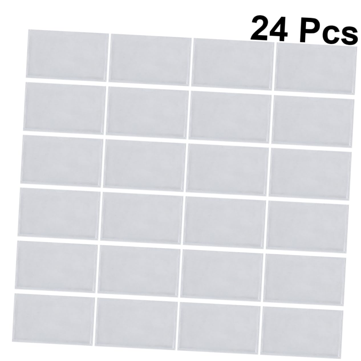 YARNOW 72pièces Pochettes Adhésives Transparentes Porte-étiquettes Autocollants Pour Et Organisation De Documents Étanches Et Pour Bureau Voyage