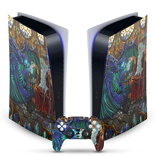 Autocollant Couverture PS5 Digital anti-poussière motif dragons Ed Beard Jr