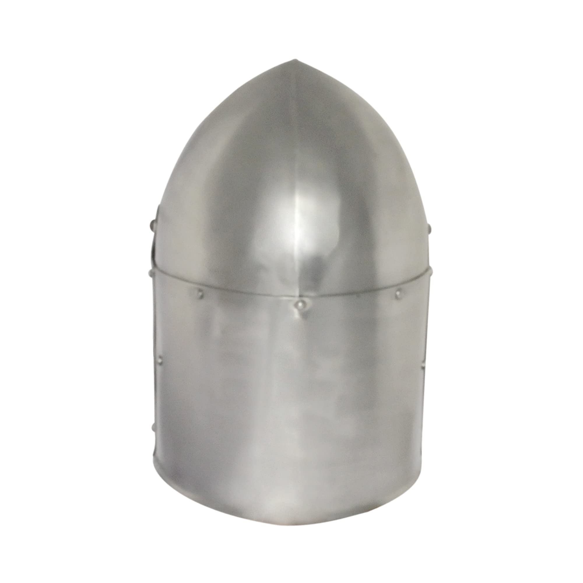 Casque Médiéval GDFB Pot Type 1250 – Acier 2 Mm, Doublure Cuir, Inspiration Bible Maciejowski Pour Reconstitution