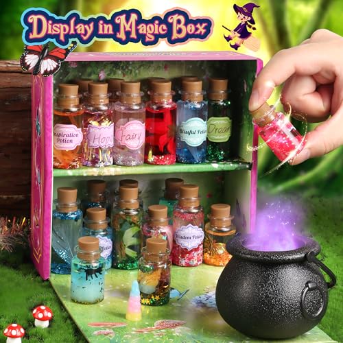 image for wookidel Fairy Magic Craft Kit for Kids with 20PCS Potion Bottles - Fa