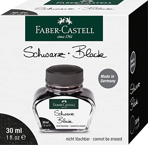 Faber-Castell 30ml Bottled Fountain Pen Ink - Black 149854