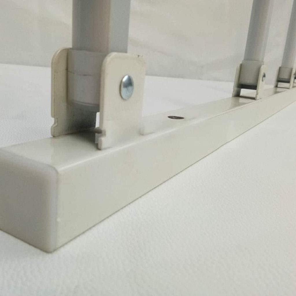 Składana barierka do łóżka dla dorosłych, ochrona boczna dla osób starszych, antypoślizgowy metalowy drążek bezpieczeństwa typu szpitalnego, 95 x 35 cm
