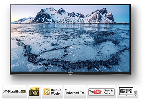 Image of Sony Bravia 123.2 cm (49 Inches) Full HD LED Smart TV KLV-49W672E (Black) (2017 model)