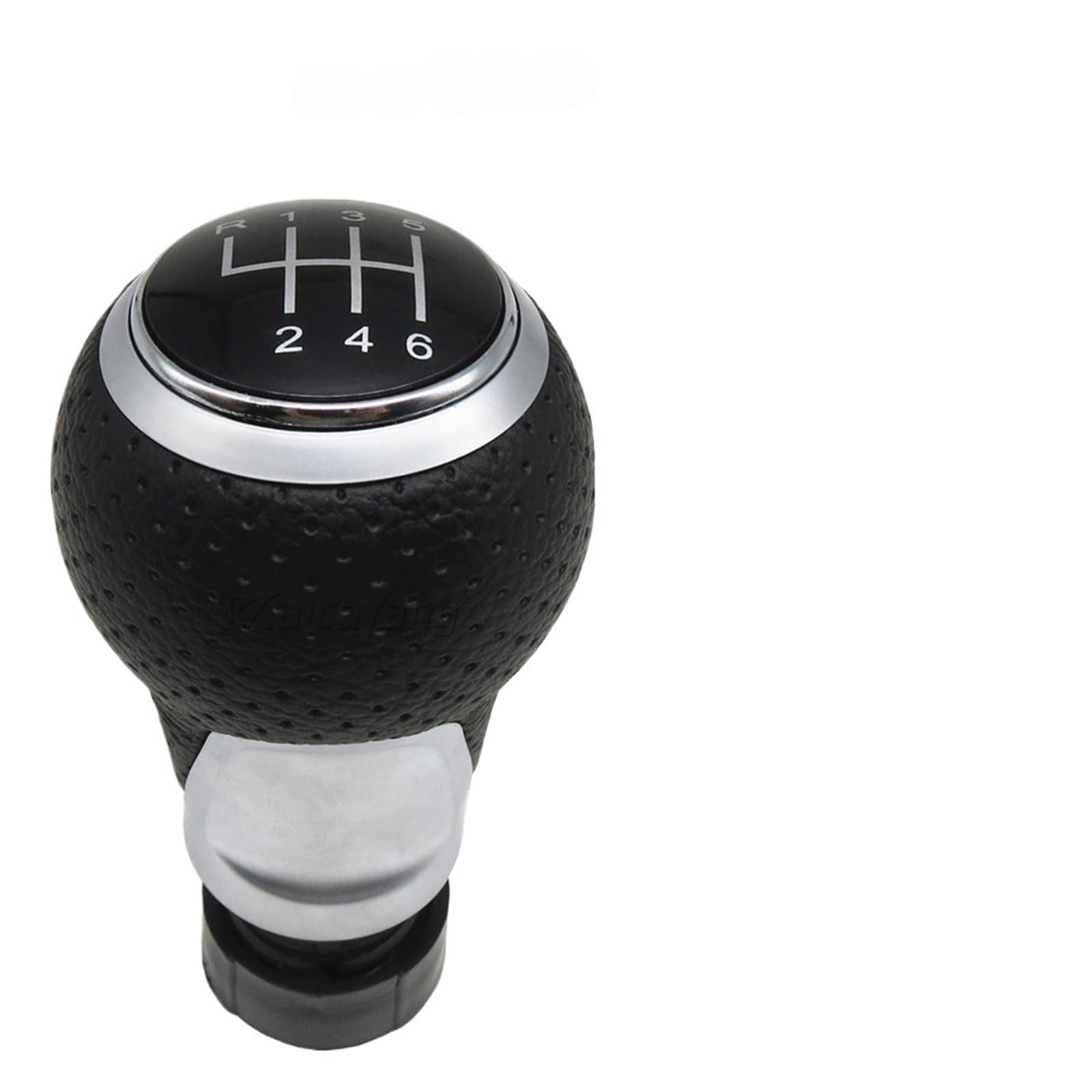 HSUKIHO Car Shift Knob Cover for Passat for Golf MK4 Shifter Car Gear Shift Knob 12mm 5/6 Speed Handle(Sliver 6 Speed)