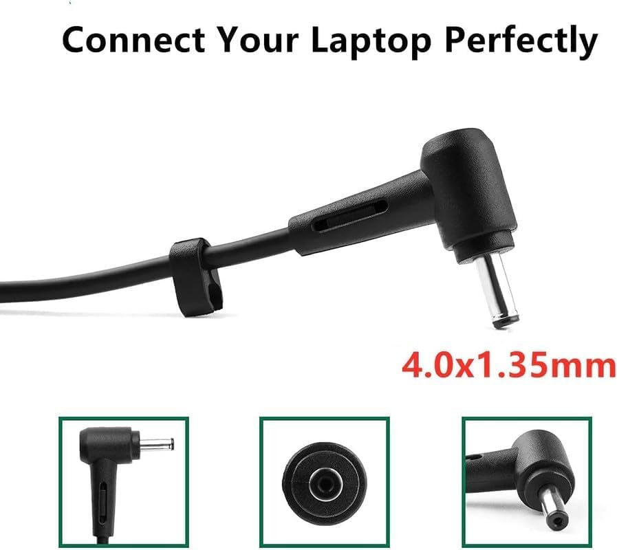 Image of Asus Ad45-00B 45W Replacement Laptop Adapter /Charger for Select Models of Asus - 20 V, 2.5 A, 4 Mm X 1.2Mm Diameter