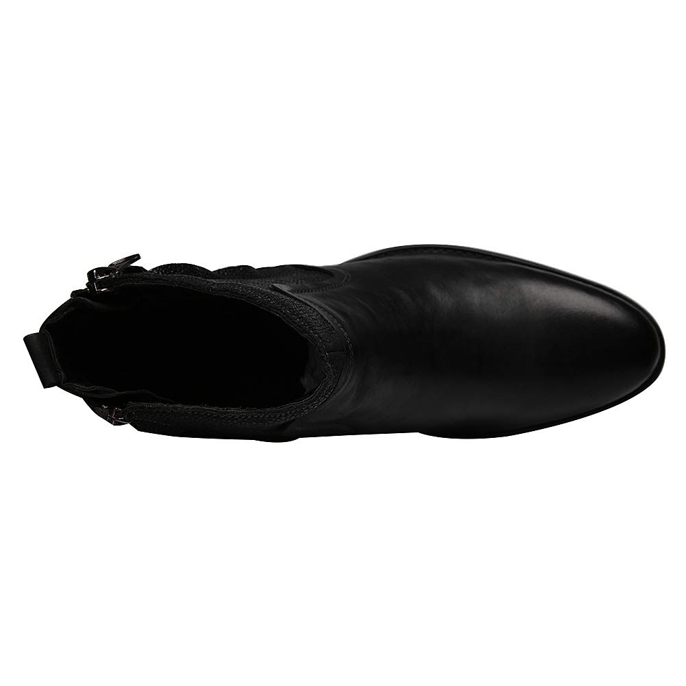 Hombres Piel Genuina Occidental Vendimia Chukka Chelsea Derby Botas Cremallera Botines