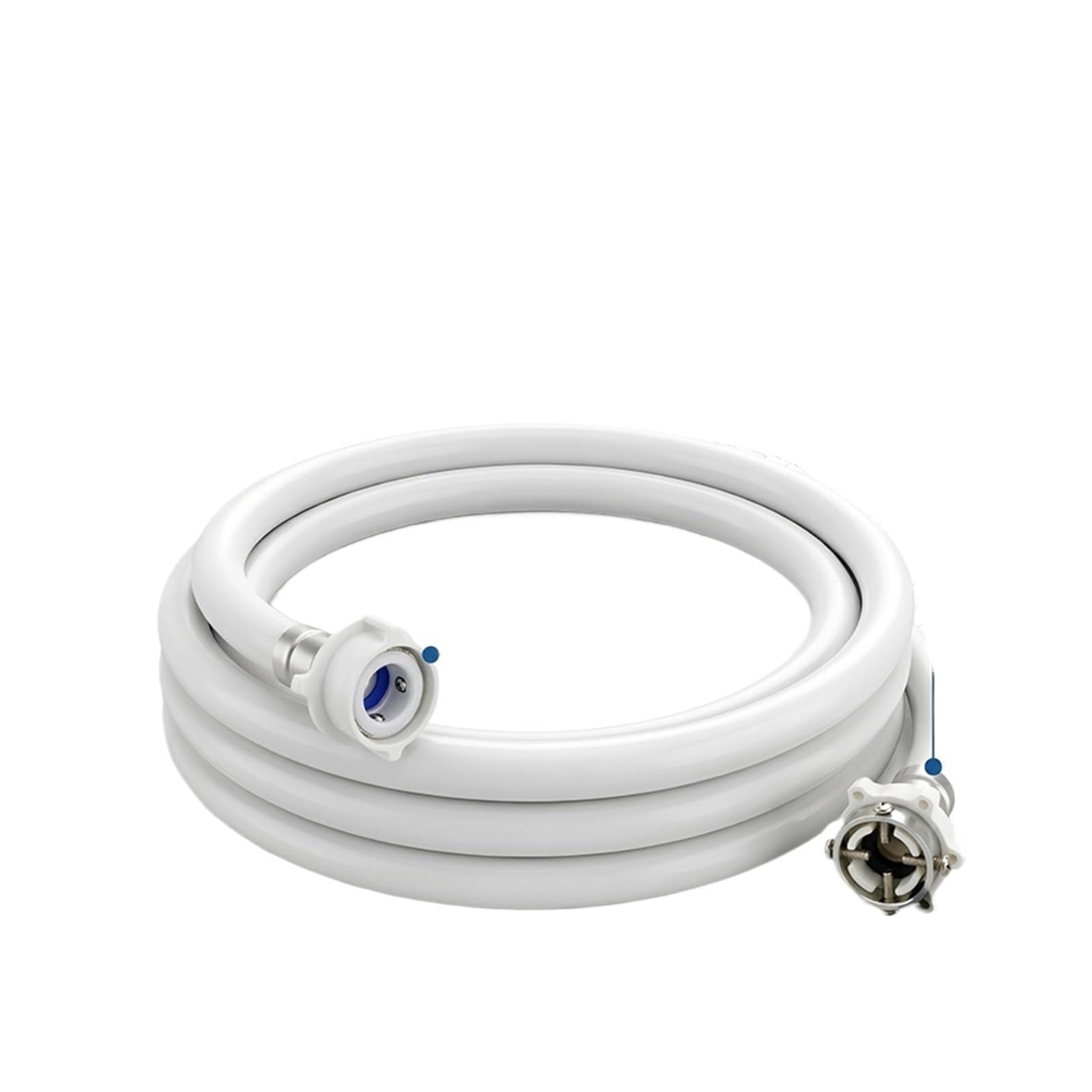 Manguera Entrada Agua Lavadora 1m/1.5m/2m | Conector reforzado a prueba de fugas Adaptador de 1/2" 3/4" for tubería de grifo estándar(2M)
