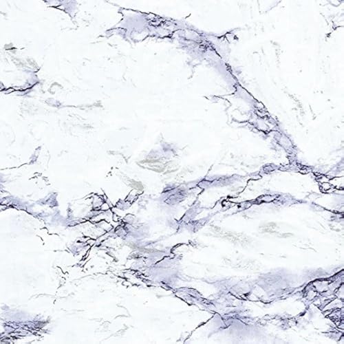 Con-Tact Brand Creative Covering, Self-Adhesive Shelf and Drawer Liner, Multi-Purpose Vinyl Roll, Easy to Use and Apply | Peel & Stick, 18'' x 9', I Blue Marble