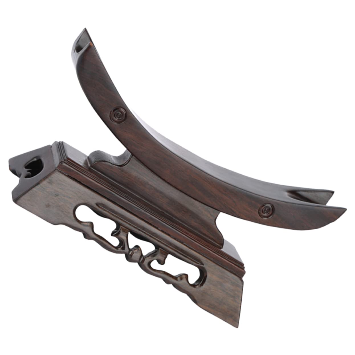 OHPHCALL Wood Carving Sword Ornament Display Decorative Sword Stand The Office Decor Holder Tabletop Decor Home Goods Decor Decorative Rack Decorative Stand Storage Organizer