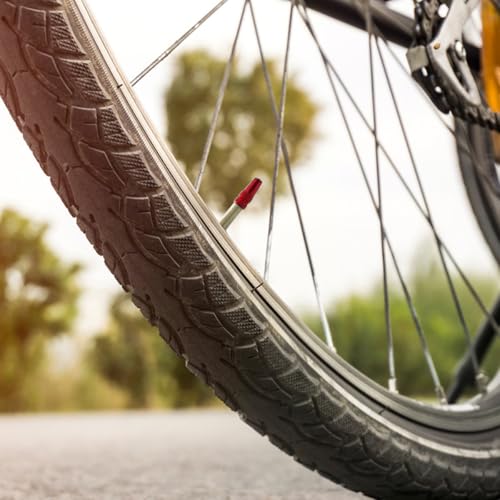 30 tapas para válvula de bicicleta de aleación de aluminio, estilo francés, para protección de ruedas de bicicletas de carretera y montaña, colores surtidos miniatura 6