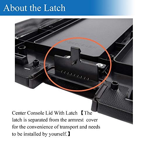 image for VeCarTech Center Console Lid Kit with Latch Compatible with 2007-2013 
