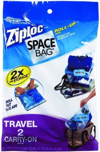 2ct Carry-on Space Bag