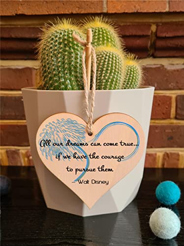 Handcrafted Wooden Hanging Heart with Encouraging Message - Inspirational Wall Sign for Self-Care, Home Decor, or Thoughtful Gifts - Image 4