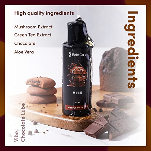 Image of Bold Care Ultra thin Delay Condoms + Vibe - Chocolate flavoured Premium Lubricant Gel - Water based formula - Gentle on the skin