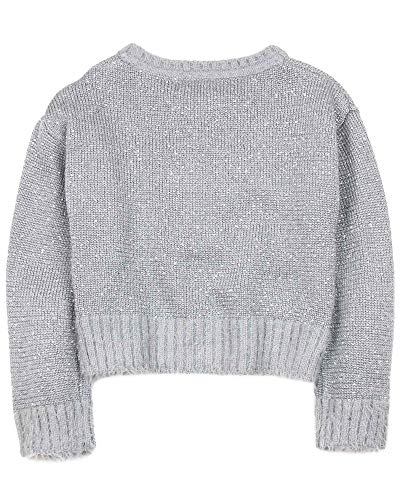 Boboli Girl's Shag Knit Sweater with Heart, Sizes 4-162