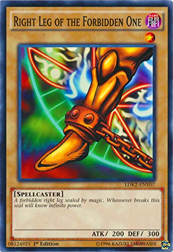 Yu-Gi-Oh! - Right Leg of the Forbidden One (LDK2-ENY07) - Legendary Decks II - 1st Edition - Common