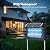 OnBeam Solar Bug Zapper Outdoor, Dual Solar Powered 4500V Mosquito Killer