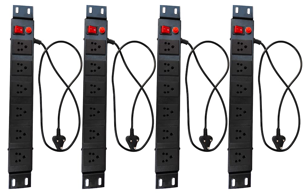 KN Group India Surge Protector, Extra Long Extension Cord, Commercial