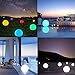 Andota LED, Rechargeable Remote Control Cordless 16 RGB Colors Decorative Waterproof Ball Indoor Outdoor Night Lights for Home Garden(8 inch-Sphere), 8