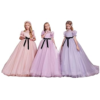 Amazon.co.jp: 子供ドレス ピアノ発表会 紫 ワンピース