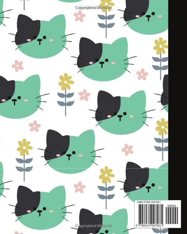Sticker Album: Cute Cat and Flowers Sticker Collecting Album, Blank Sticker Album for Boys and Girls, Great Gift Idea for Toddlers, Kids, Teens and Adults, My Cool Sticker Book image 3