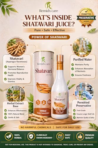 Image of Shatavari Juice 1000ml | 99.5% Pure Shatavari (Asparagus racemosus) Herbal Extract | Ayurvedic Wellness Tonic for Women & Men | Natural Plant Based Herbal Health Drink | Daily Vitality & Balance Support Juice