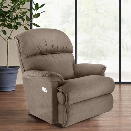 Image of LA Z BOY American Import Cardinal Single Seater Auto Motorized I-Clean Fabric Reclina Rocker Recliner Sofa | Premium Iconic Comfort Home Design | Living Room Relax Seating Chair | I Hallendale Wicker