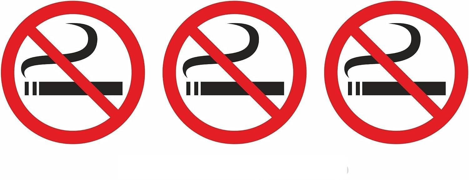 10 Aufkleber 15cm Sticker Rauchen Verboten Nichtraucher Rauchverbot
