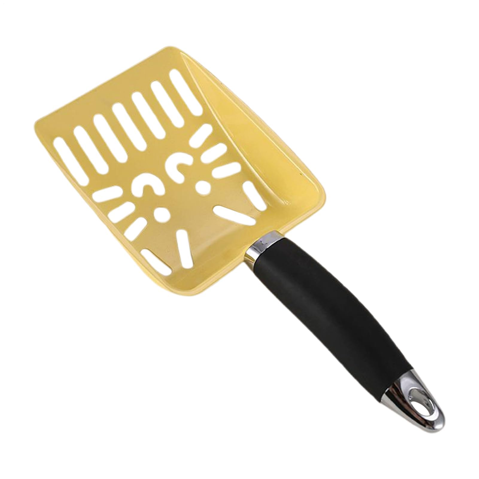 FDEFIRTFG Cat litter scoop, Handle Portable Stainless Steel Litter Scoop for Toilet Learning Tray Indoor Outdoor