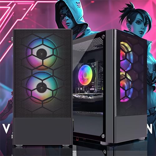 STGsivir Gaming PC, GeForce GT 740 4G GDDR5,Xeon E5 3.4GHZ,32G DDR,1TB SSD,WLAN 6,BT 5.2,RGB Fan x3,Windows11 Pro,Gamer PC Computer Desktop – Bild 6