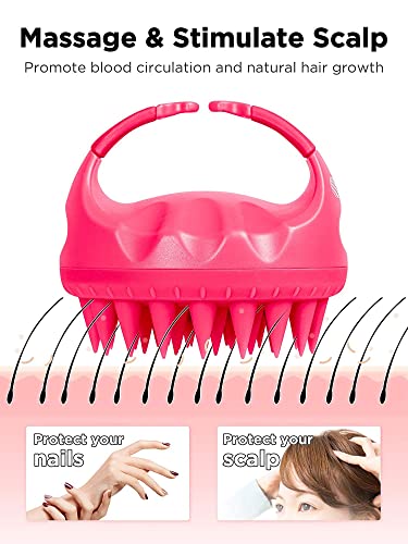 Image of Sairo 2 in 1 Argan Shampoo [ IMPORTED FROM SPAIN ]+ Hair brush combo Hair Growth & Hair fall control Silky, Shiny, Smooth Hair Wet Hair Massaging 750ML