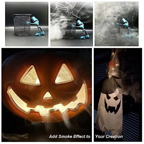 Whataval Mini Fogger Machine Foggy Smoke Maker Remote Control Large Volume Generator Kit For Photography Cosplay Creation Airflow Testing thumb #2