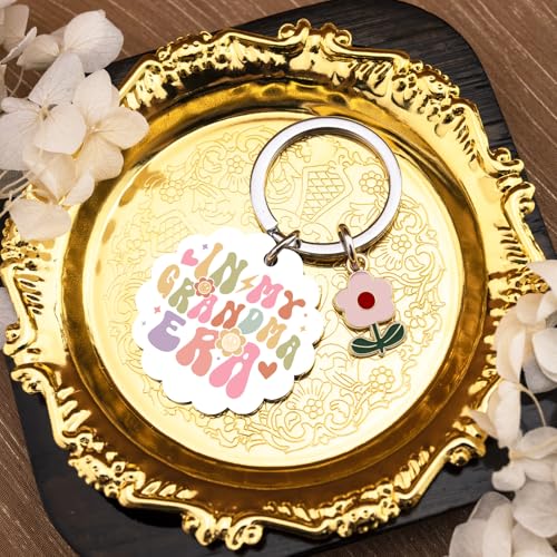 New Grandma Gifts First Time Grandma Gift for Grandmas Keychain Best Grandmas Gift Ideas Grandmother Valentines Day Gifts for Grandma Keepsake Jewelry from Granddaughter Grandson Birthday Mother's Day - Image 5
