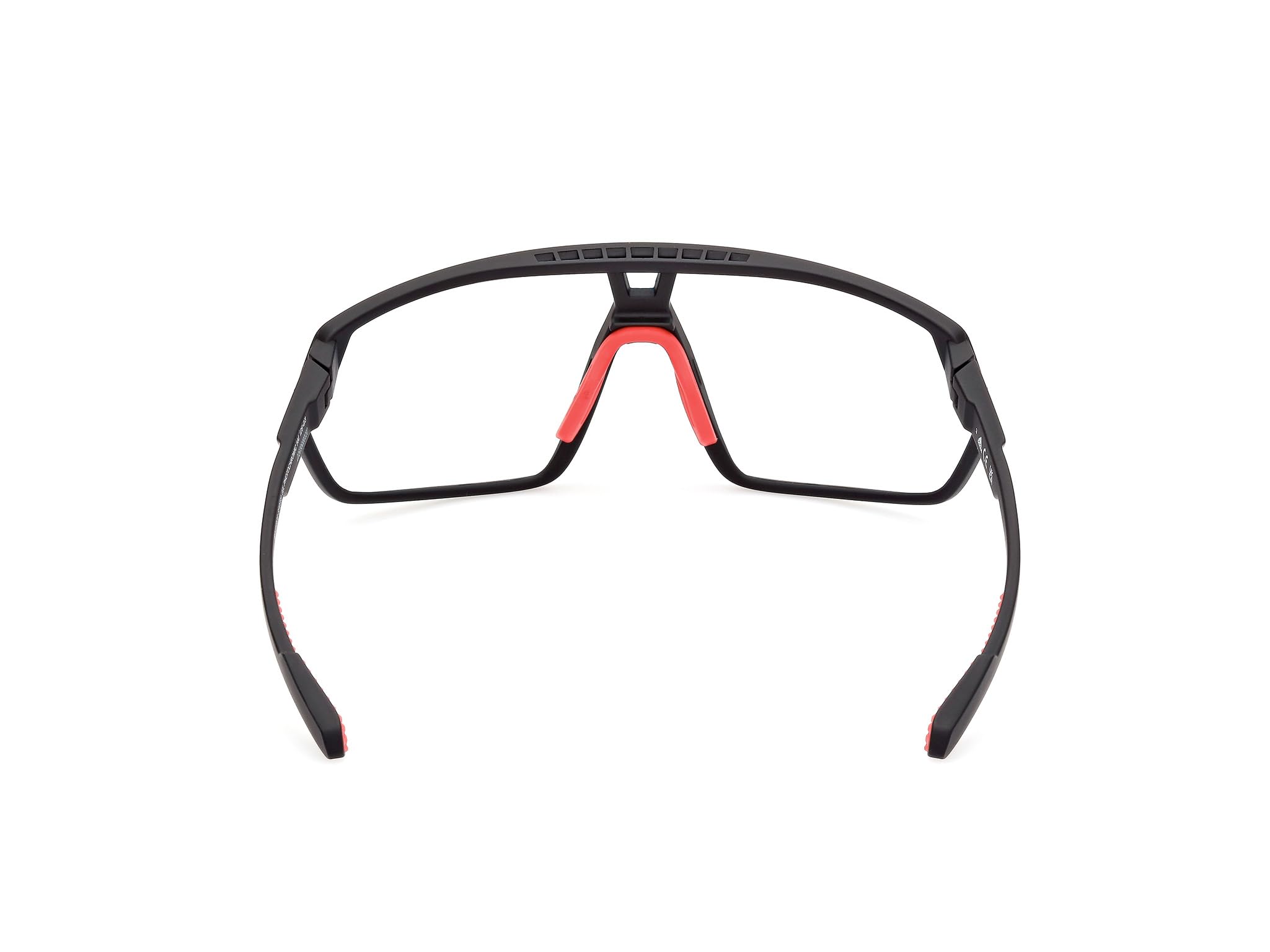Adidas Sport SP0089 Okulary przeciwsłoneczne dla mężczyzn i kobiet, cienkie i lekkie sportowe okulary przeciwsłoneczne, kształt soczewki ekranowej, w zestawie etui Roviex, fotochromowe lustrzane