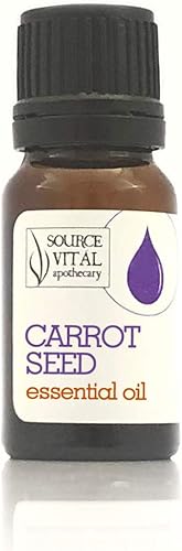 Fuente Vitál Apothecary Aceite Esencial de Semilla de Zanahoria Aceite Esencial 100% puro y natural