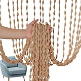 Photo Gallery bead drape, beaded curtain, decorative tassel rope, elegant design 39,37 x 78,74 pollici, versatile use, for dining, bathroom, bedroom, balcony, wedding, white, beige yellow, champagne Photo Gallery bead drape, beaded curtain, decorative tassel rope, elegant design 39,37 x 78,74 pollici, versatile use, for dining, bathroom, bedroom, balcony, wedding, white, beige yellow, champagne