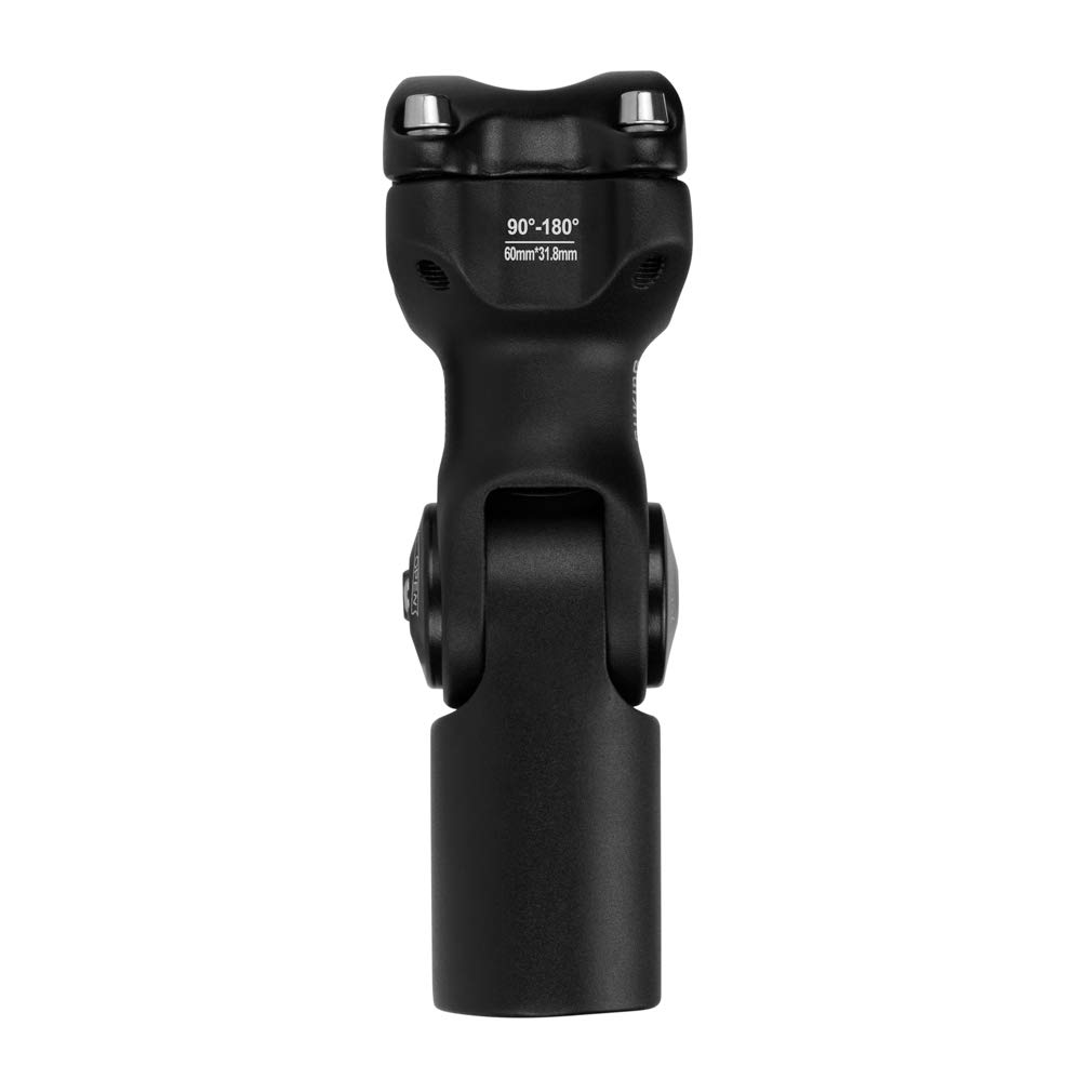 CYSKY Potence réglable de 0 à 90 degrés pour VTT - 31,8 cm - 60 mm - Réglable de 0 à 90 degrés - Pour VTT, vélo de route, BMX - Vélo de ville