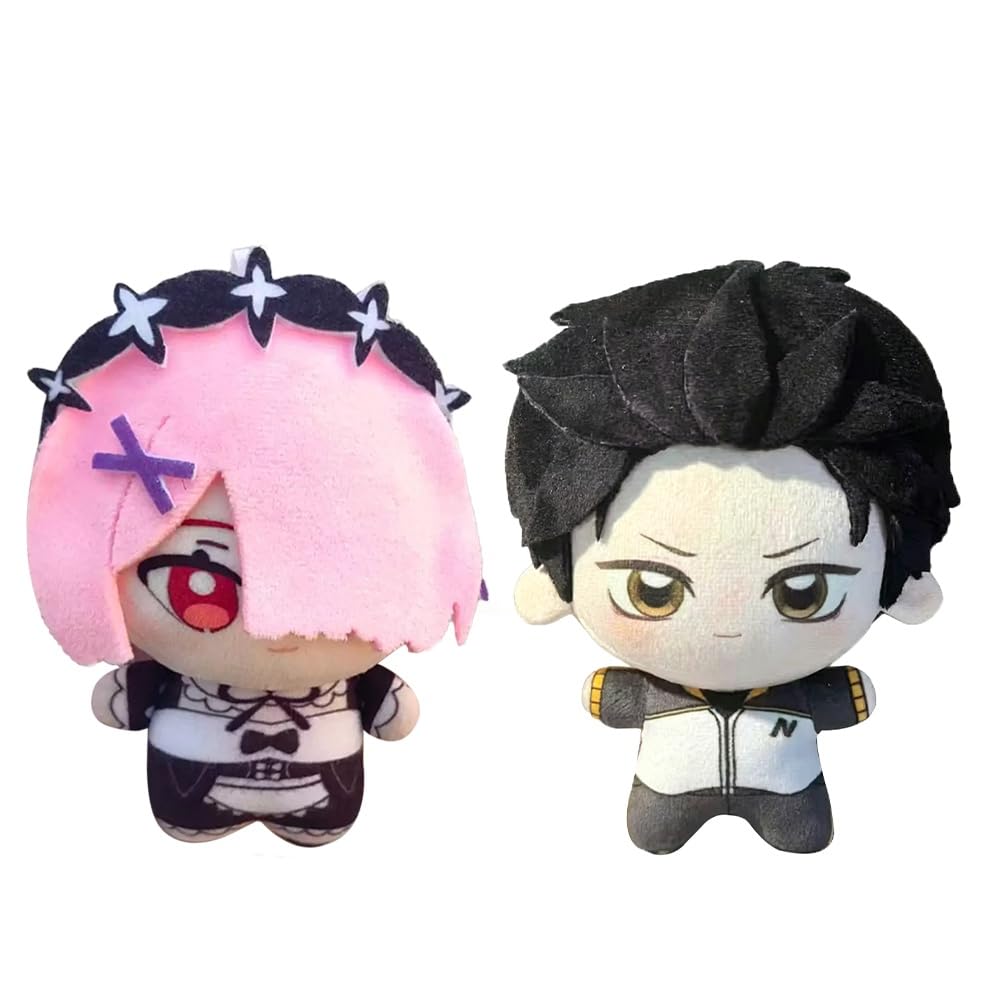 Re:0 Anime Plush Figures Rem/Ram/Emilia/Natsuki Plush Stuffed Doll 10cm
