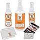 HAPPY CLEAN 1-Jahres Paket | Brillenreiniger | Spezialreiniger für Kunststoffgläser, entspiegelte Gläser & Oberflächen | Streifenfreie Sauberkeit | Silikon- & Alkoholfrei | 100% Biobasis