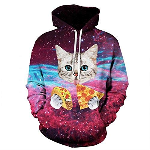 Preisvergleich Produktbild AQWD Animal-cat-3D Hoodies-XXX-Large