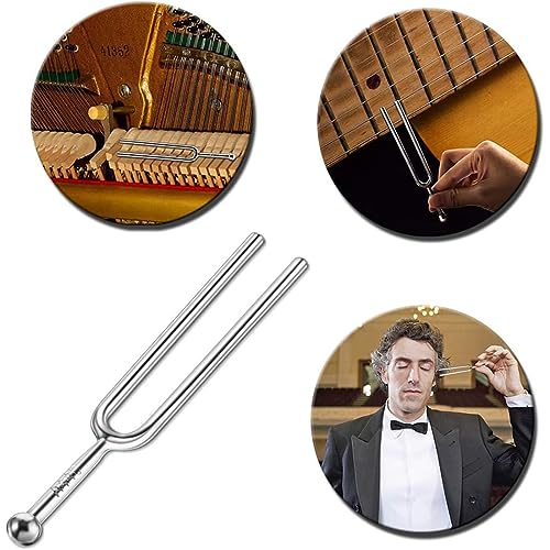 Diapason SJBAUTYO A440 en acier inoxydable et aluminium. Instrument accordeur de guitare et violon. Marteau en silicone et chiffon de nettoyage inclus. Accordé en A 440 Hz. - Les Beatles, Paul McCartney, John Lennon, RIngo Starr, George Harrison Diapason SJBAUTYO A440 en acier inoxydable et aluminium. Instrument accordeur de guitare et violon. Marteau en silicone et chiffon de nettoyage inclus. Accordé en A 440 Hz. – Image 5
