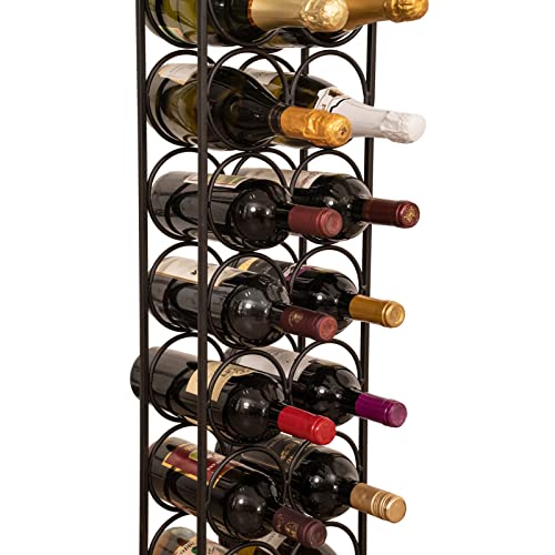 Range bouteille en fer forgé compact pour gagner de la place dans votre cuisine - 6