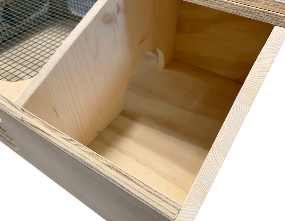 Casetta teca terrario tartarugario casa per taratarughe tartaruga di terra rettili recinto recinzione gabbia trasportino 60x40x23h trasportino ricovero box cuccia